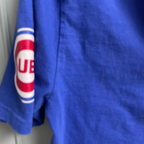 Chicago Cubs Mitchell & Ness Hooded Tee Size Small Baseball MLB Sportswear Fan - Picture 3 of 7